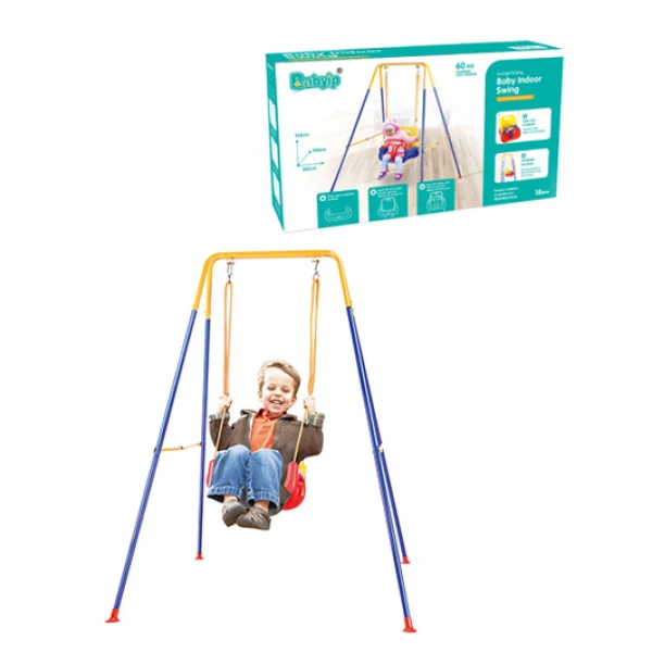 METALLIC SWING 3 IN 1 WITH BABY SEAT 155 cm. HEIGHT