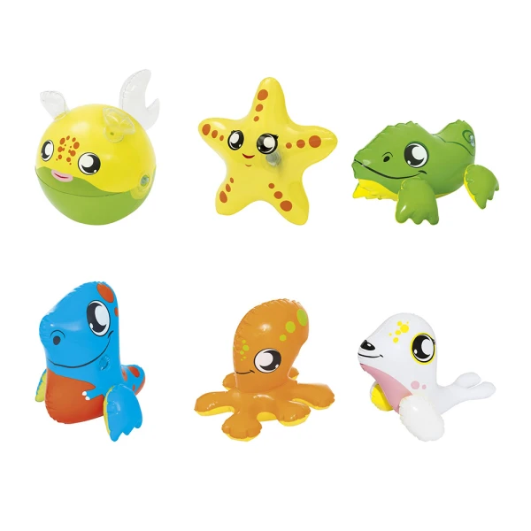 BESTWAY INFLATABLE BATH PUFFY PALS - SEVERAL DESIGNS