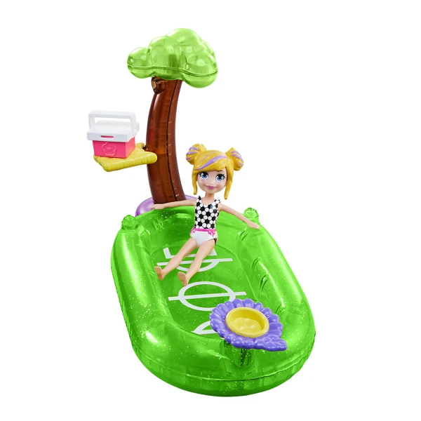 POLLY POCKET ΚΟΥΚΛΑ ΜΕ ΡΟΥΧΑ & ΑΞΕΣΟΥΑΡ ΚΟΛΥΜΒΗΣΗΣ ΚΑΙ ΑΘΛΗΣΗΣ - ΠΟΔΟΣΦΑΙΡΟ