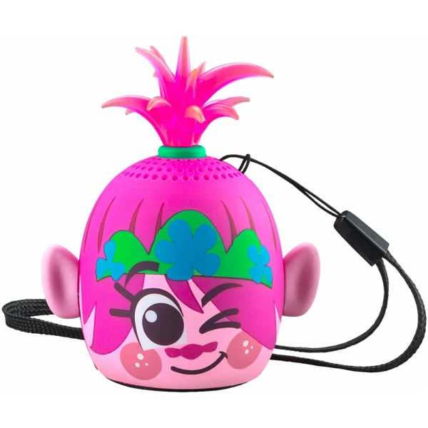 EKIDS TROLLS WORLD TOUR ΦΟΡΗΤΟ ΗΧΕΙΟ BLUETOOTH ΓΙΑ ΠΑΙΔΙΑ ΜΕ ΛΟΥΡΑΚΙ ΚΑΡΠΟΥ