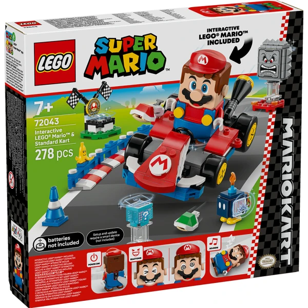 LEGO® SUPER MARIO™: MARIO KART™ – INTERACTIVE LEGO® MARIO™ & STANDARD KART