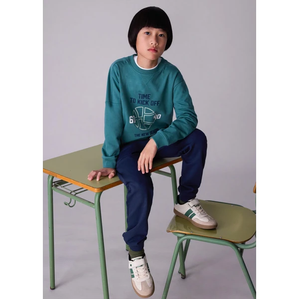 MAYORAL TRACKSUIT PRINT GREEN DARK
