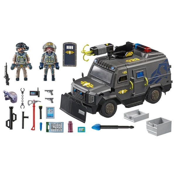 PLAYMOBIL CITY ACTION ΘΩΡΑΚΙΣΜΕΝΟ ΟΧΗΜΑ ΕΙΔΙΚΩΝ ΔΥΝΑΜΕΩΝ