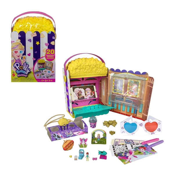 POLLY POCKET - ΣΙΝΕΜΑ ΠΟΠ ΚΟΡΝ ΣΕΤ