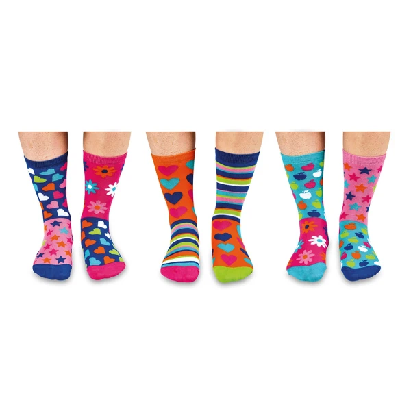 KIDS SOCKS No 30.5-38.5 SET 6 pieces HOP SKIP & FUNK