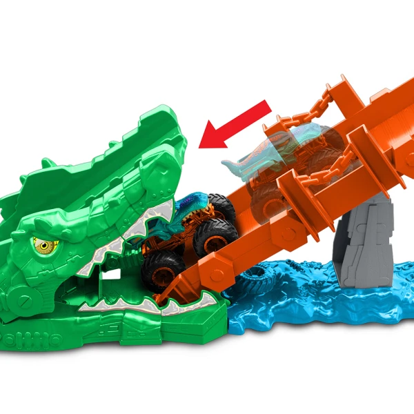 HOT WHEELS MONSTER TRUCKS ΠΙΣΤΑ ΕΞΟΝΤΩΣΗ ΚΡΟΚΟΔΕΙΛΟΥ