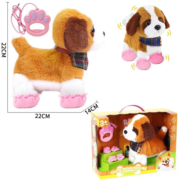 INTERACTIVE DOG WITH VOICE CONTROL LEASH & SOUNDS
