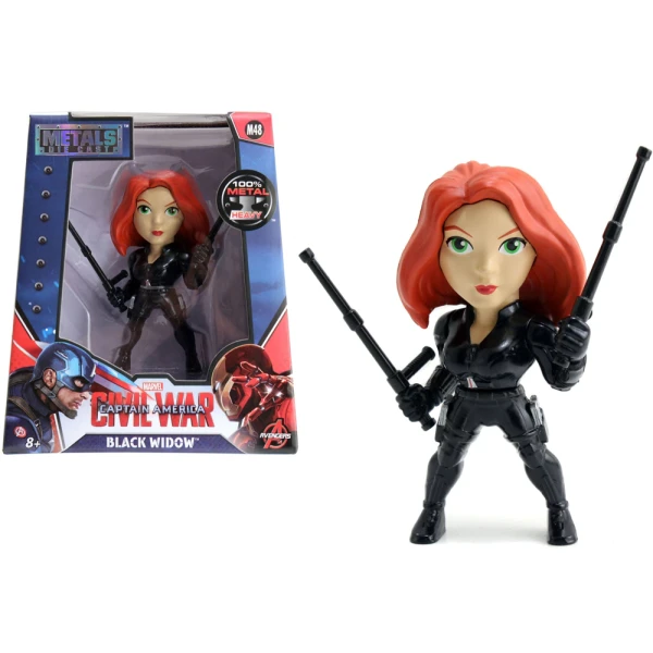 MARVEL BLACK WIDOW METALLIC FIGURE 10 cm.