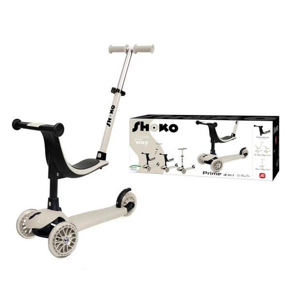 SHOKO ΠΑΙΔΙΚΟ SCOOTER PREMIUM 3 ΣΕ 1 ASH CLOUD