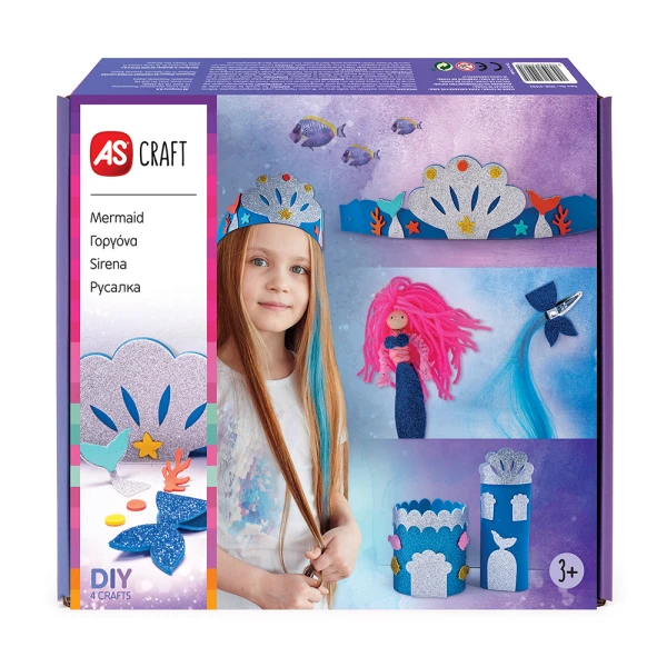 AS CRAFT ΓΟΡΓΟΝΑ ΠΑΙΧΝΙΔΙ ΜΕ 4 ΧΕΙΡΟΤΕΧΝΙΕΣ DIY ΓΙΑ 3+ ΧΡΟΝΩΝ