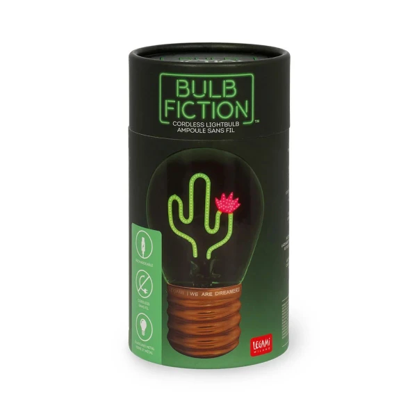 LEGAMI TABLE LIGHTBULB-SHAPED TABLE LAMP BULB FICTION - CACTUS