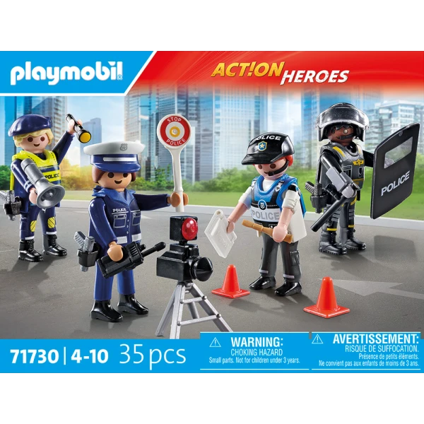PLAYMOBIL ACTION HEROES POLICE FIGURES SET