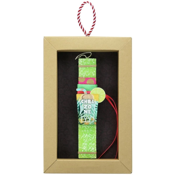 SYNCHRONIA HANDMADE CANDLE 20 cm COCKTAIL MAGNET - CHILL