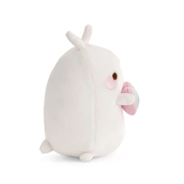 NICI MOLANG PLUSH 24 cm WITH MULTICOLOR HEART IN BOX