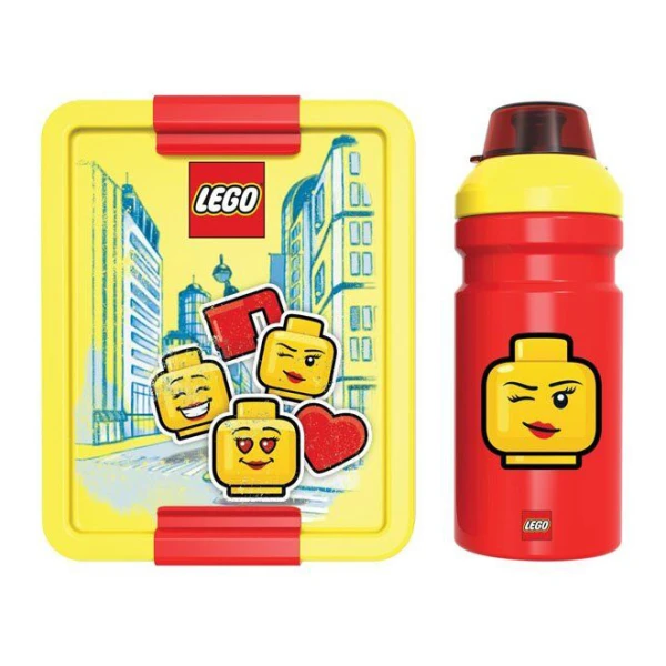 LEGO® LUNCH SET ICONIC GIRL RED