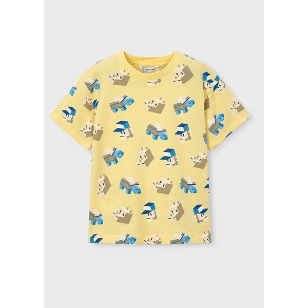 MAYORAL SET COTTON JERSEY 2 BLOUSES YELLOW 