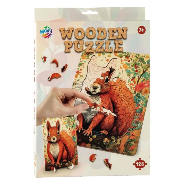 WOODEN PUZZLE IN 6 UNIQUE DESIGNS