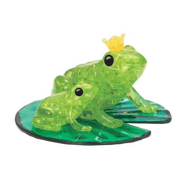 CRYSTAL PUZZLES 3D PUZZLE 43 Pcs 2 FROGS