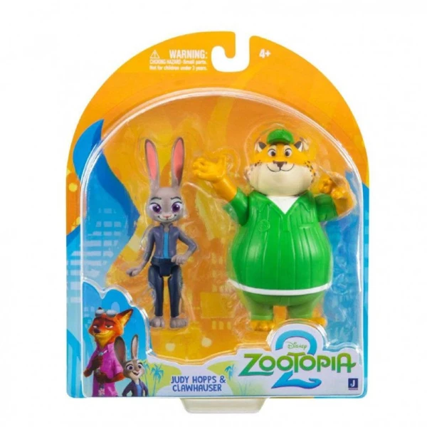 DISNEY ZOOTOPIA ΣΕΤ ΦΙΓΟΥΡΕΣ 2τμχ. 8εκ. - JUDY HOPPS WITH CLAWHAUSER