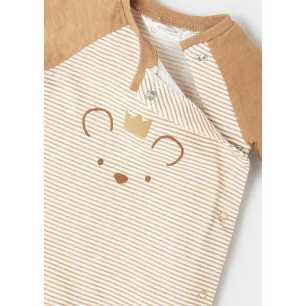 MAYORAL LONG BODYSUIT WITH BANDANA CAMEL
