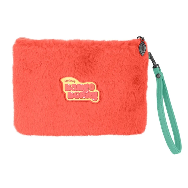 SANTORO BANGOBERRY FURRY PENCIL CASE PIGGY PIG