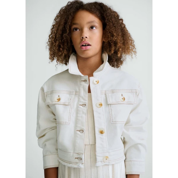 MAYORAL JACKET GABARDINE ECRU 