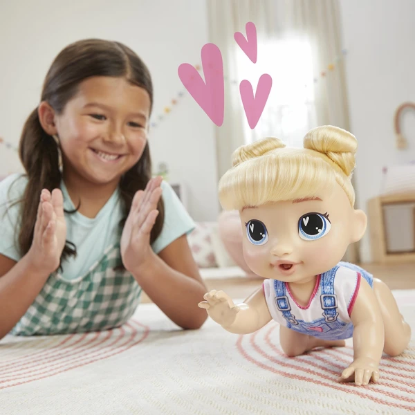 BABY ALIVE ΚΟΥΚΛΑ CRAWL \'N PLAY - HARPER HUGS