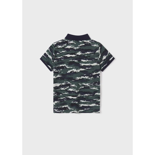 MAYORAL SHORT SLEEVES POLO STAMPED GREY