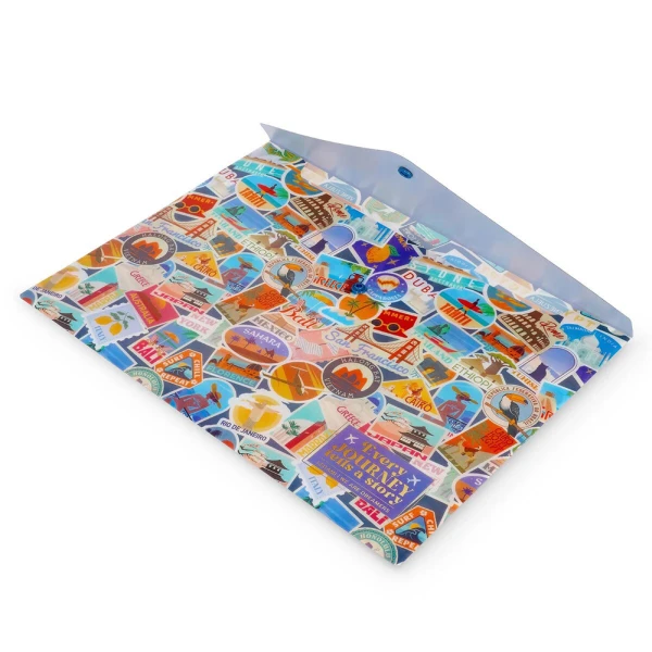 LEGAMI ΦΑΚΕΛΟΣ ΜΕ ΚΟΥΜΠΙ FOLD & ORDER - TRAVEL STICKERS