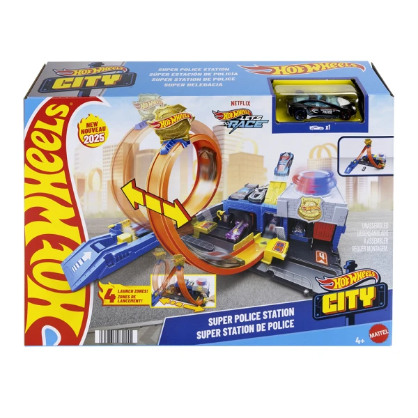 HOT WHEELS CITY SUPER POLICE STATION