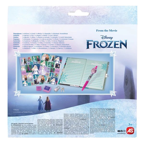 AS AGENDA SET DISNEY FROZEN IN 2 DESIGNS FOR AGES 3+
