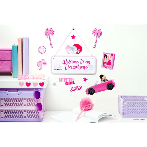 PALADONE LIGHT BARBIE CUSTOMISABLE ROOM SIGN SET