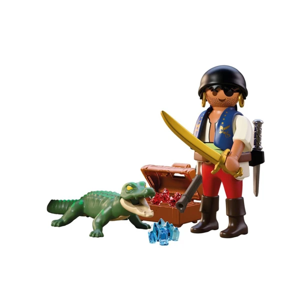 PLAYMOBIL SPECIAL PLUS PIRATE vs. ALLIGATOR