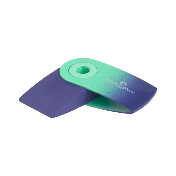 FABER-CASTELL ERASER MINI SLEEVE FLOW EDITION - 3 COLOURS