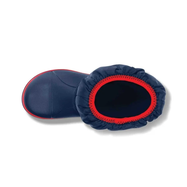 CROCS ΜΠΟΤΕΣ WINTER PUFF NAVY/RED
