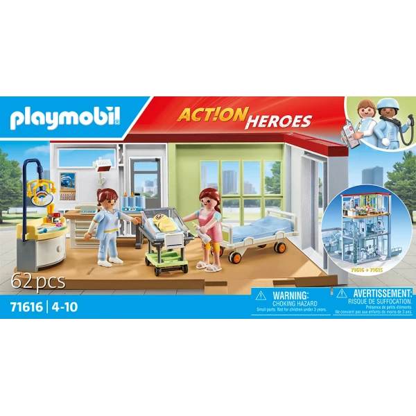 PLAYMOBIL ACTION HEROES ΜΑΙΕΥΤΙΚΗ ΚΛΙΝΙΚΗ