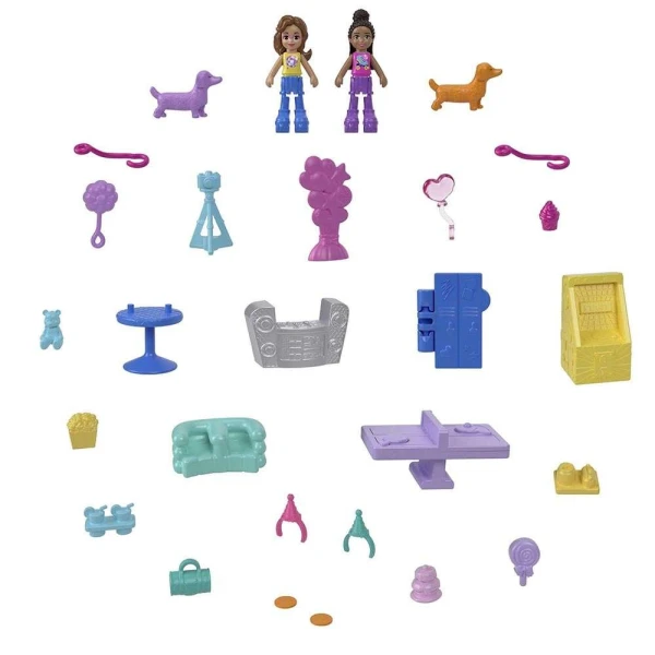 POLLY POCKET ΣΚΥΛΑΚΙ ΠΙΝΙΑΤΑ ΕΚΠΛΗΞΗ ΣΕΤ