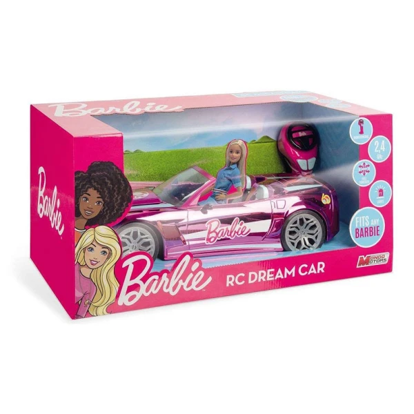 ΤΗΛΕΚΑΤΕΥΘΥΝΟΜΕΝΟ ΑΥΤΟΚΙΝΗΤΟ R/C BARBIE DREAM CAR ΡΟΖ