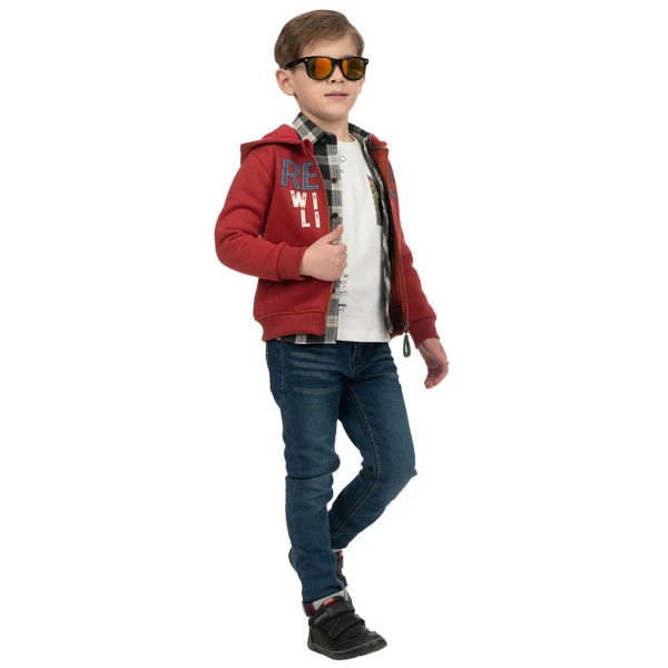 ENERGIERS BEBE BOY BLOUSE ECRU