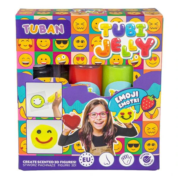TUBAN ΣΕΤ TUBI JELLY EMOJI ΓΙΑ ΔΗΜΙΟΥΡΓΙΑ 3D ΦΙΓΟΥΡΩΝ GEL