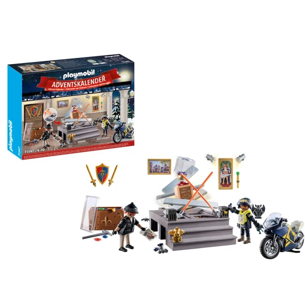 PLAYMOBIL CITY ACTION ΧΡΙΣΤΟΥΓΕΝΝΙΑΤΙΚΟ ΗΜΕΡΟΛΟΓΙΟ - ΛΗΣΤΕΙΑ ΣΤΟ ΜΟΥΣΕΙΟ