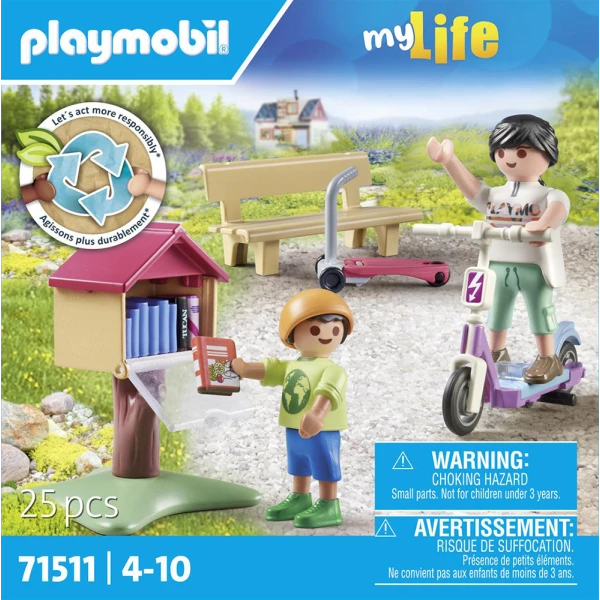 PLAYMOBIL CITY LIFE ΥΠΑΙΘΡΙΑ ΑΝΤΑΛΛΑΚΤΙΚΗ ΒΙΒΛΙΟΘΗΚΗ