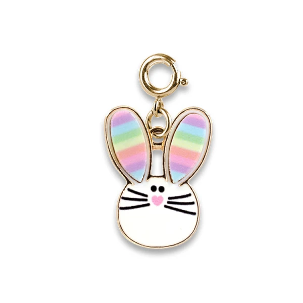 CHARM IT CHARM ΓΙΑ ΒΡΑΧΙΟΛΙΑ GOLD RAINBOW BUNNY