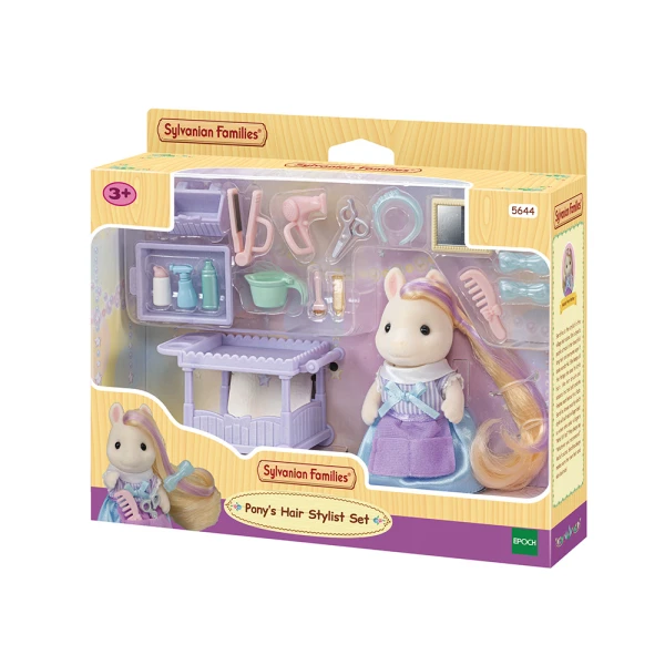 THE SYLVANIAN FAMILIES PONY\'S HAIR STYLISH SET 5644