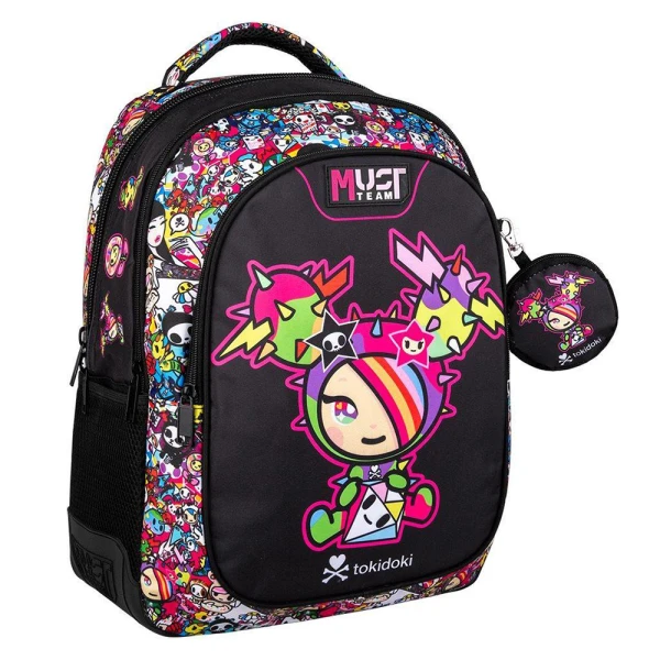 MUST TEAM ΤΣΑΝΤΑ ΠΛΑΤΗΣ 32X18X43 εκ. ΜΕ 3 ΘΗΚΕΣ - TOKIDOKI CACTUS