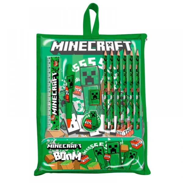 ΣΕΤ ΣΧΟΛΙΚΩΝ  MINECRAFT ΣΕ ΤΣΑΝΤΑΚΙ