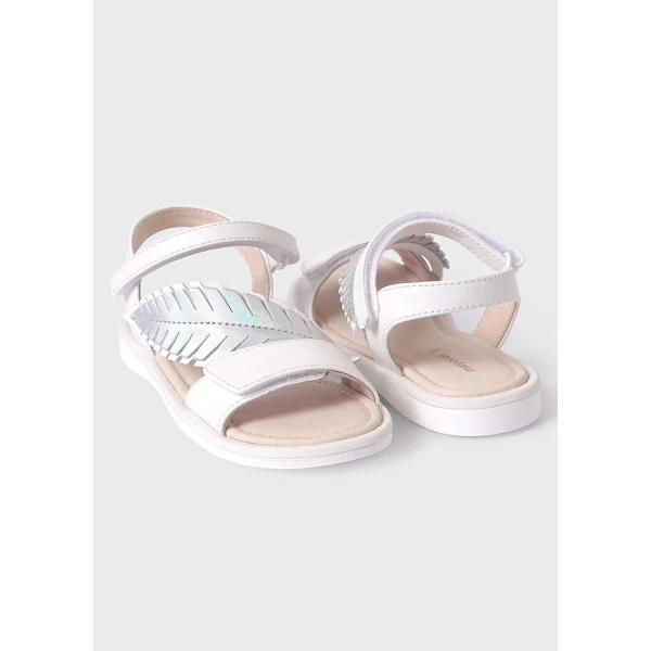 SANDALS LEAF PLATINUM BLOND