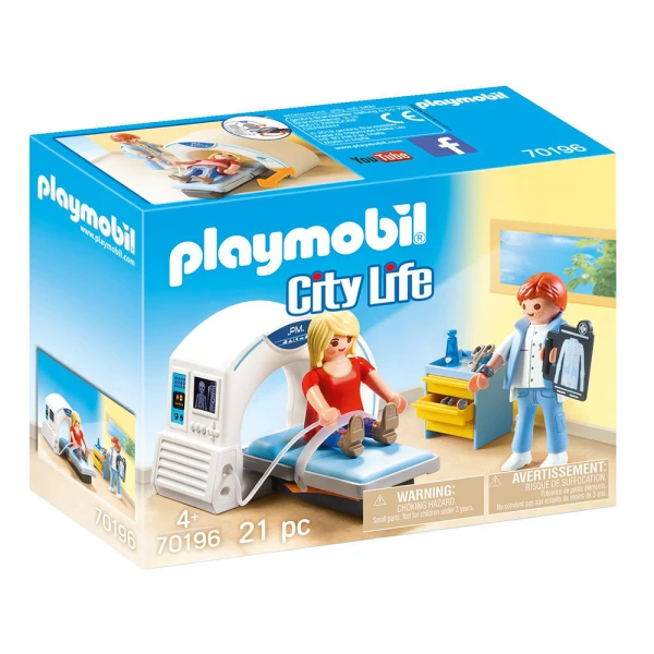 PLAYMOBIL CITY LIFE LARGE HOSPITAL RADIOLOGIST