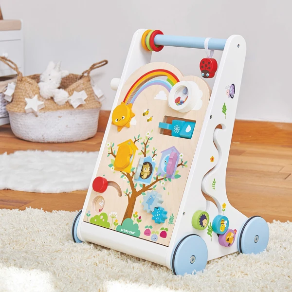 LE TOY VAN ΞΥΛΙΝΗ ΠΕΡΠΑΤΟΥΡΑ 12 ΔΡΑΣΤΗΡΙΟΤΗΤΩΝ 34Χ32Χ51 εκ.