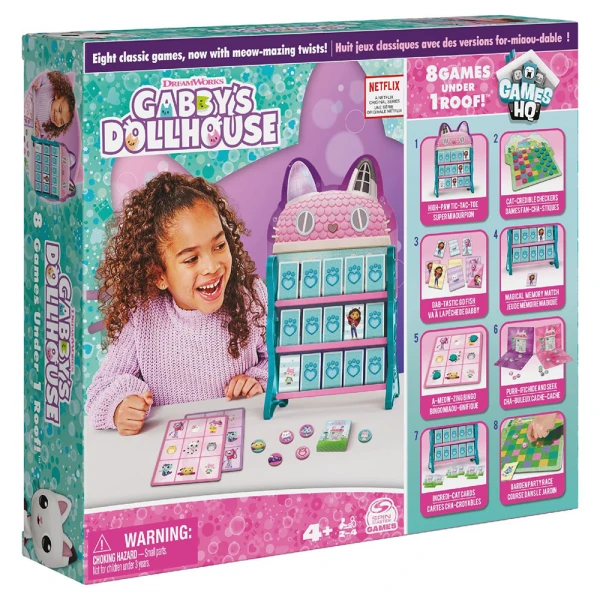 BOARD GAME 8 GAMES WITH GABBY